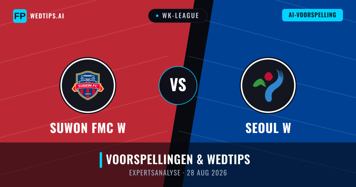 Suwon FMC W vs Seoul W — voorspelling en vooruitblik wedstrijd