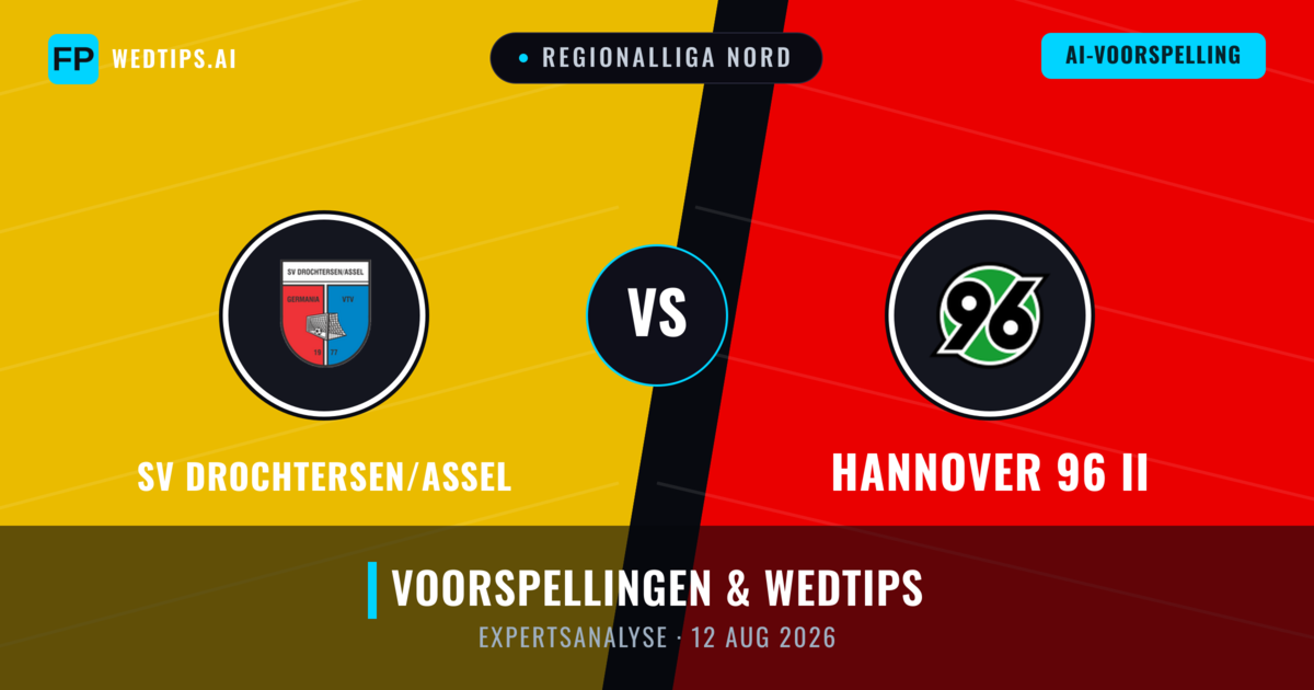 SV Drochtersen/Assel vs Hannover 96 II — voorspelling en vooruitblik wedstrijd