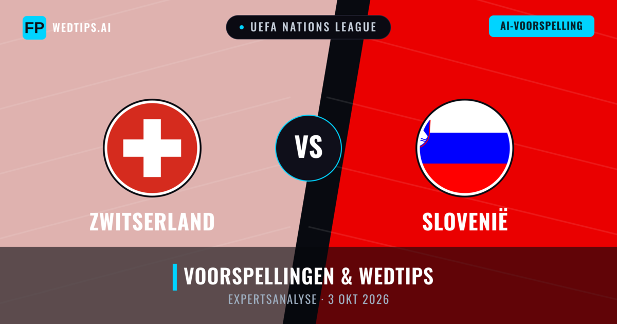 Zwitserland vs Slovenië — voorspelling en vooruitblik wedstrijd
