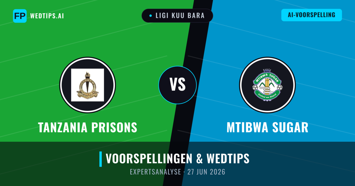 Tanzania Prisons vs Mtibwa Sugar — voorspelling en vooruitblik wedstrijd