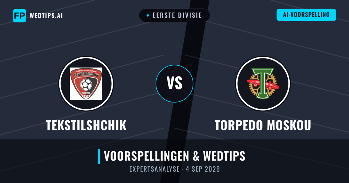 Tekstilshchik vs Torpedo Moskou — voorspelling en vooruitblik wedstrijd