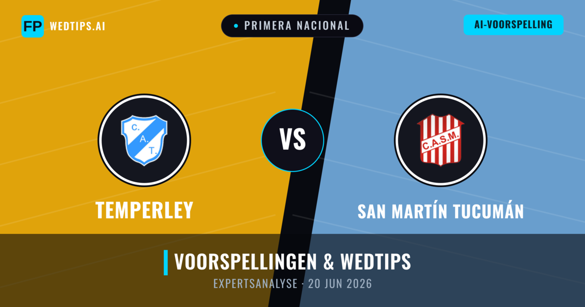 Temperley vs San Martín Tucumán — voorspelling en vooruitblik wedstrijd