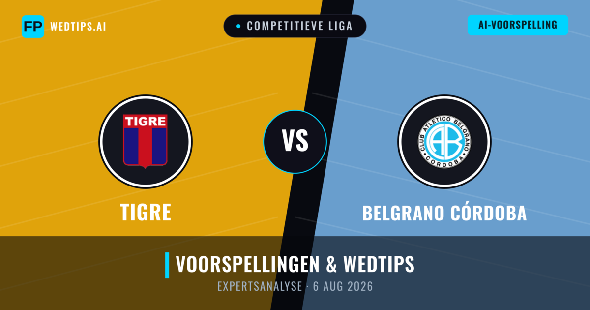 Tigre vs Belgrano Córdoba — voorspelling en vooruitblik wedstrijd