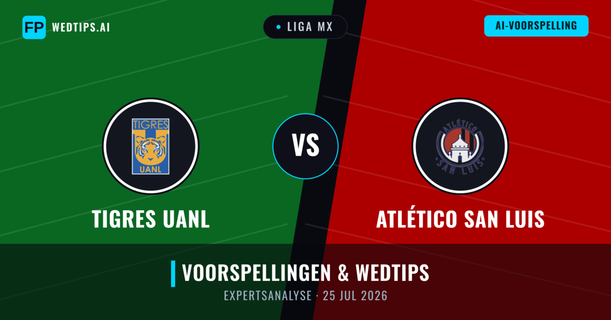 Tigres UANL vs Atlético San Luis — voorspelling en vooruitblik wedstrijd