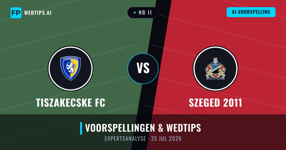 Tiszakecske FC vs Szeged 2011 — voorspelling en vooruitblik wedstrijd
