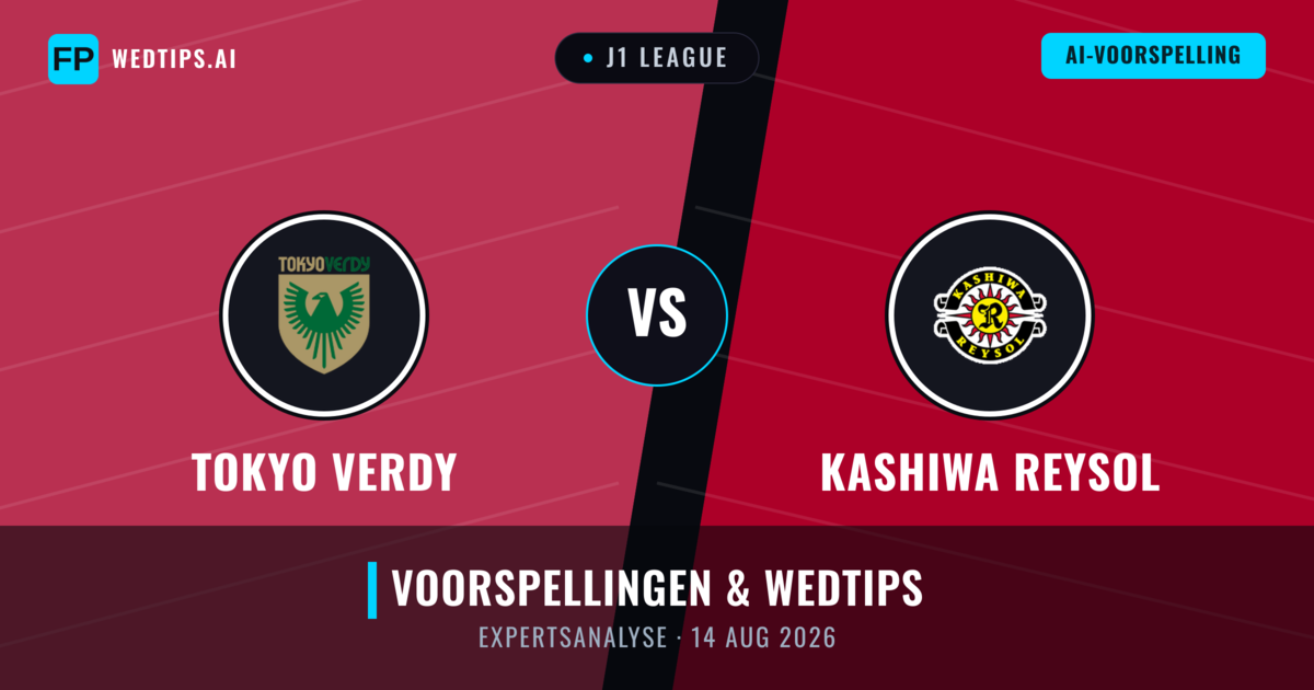 Tokyo Verdy vs Kashiwa Reysol — voorspelling en vooruitblik wedstrijd