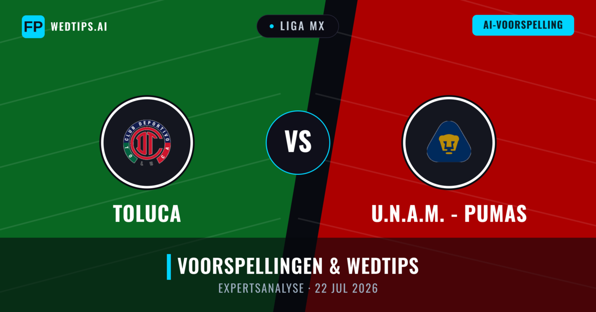 Toluca vs U.N.A.M. - Pumas — voorspelling en vooruitblik wedstrijd
