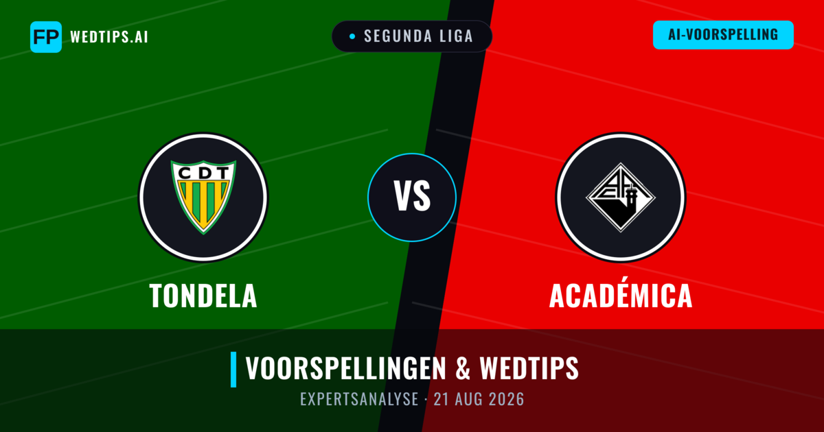 Tondela vs Académica — voorspelling en vooruitblik wedstrijd