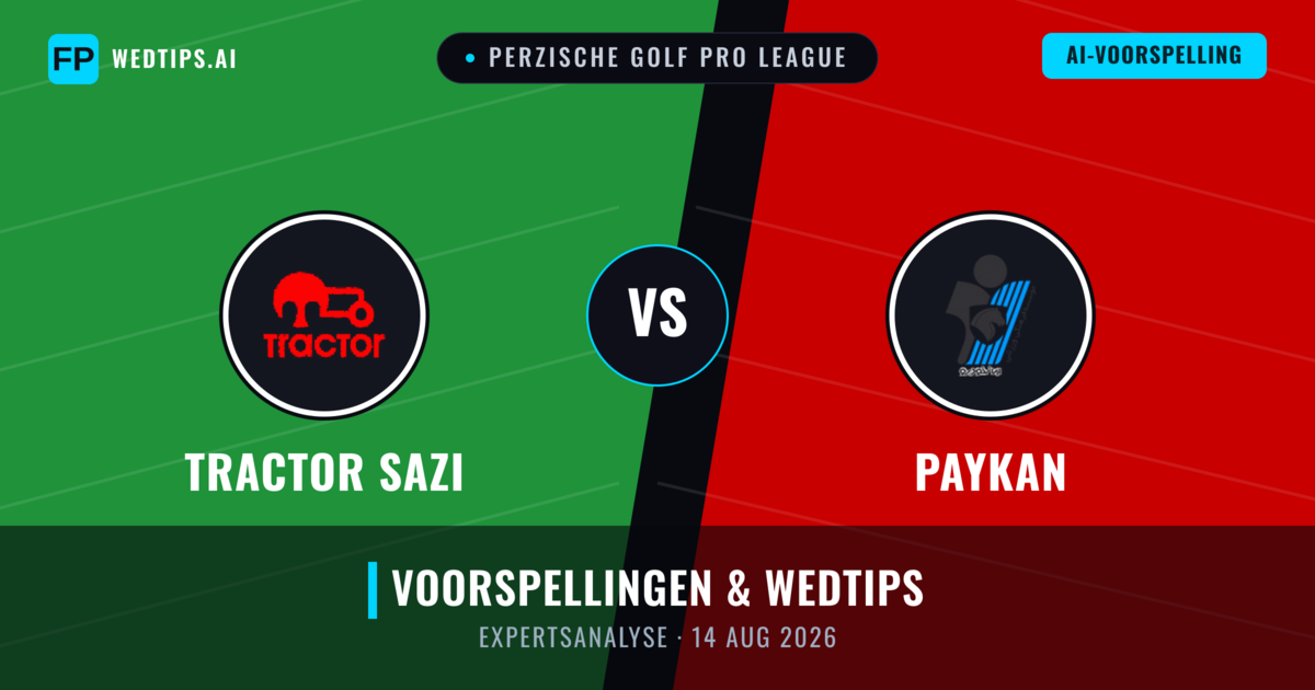 Tractor Sazi vs Paykan — voorspelling en vooruitblik wedstrijd