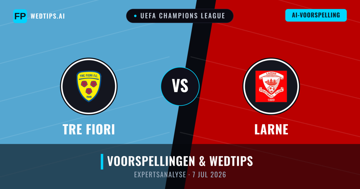 Tre Fiori vs Larne — voorspelling en vooruitblik wedstrijd