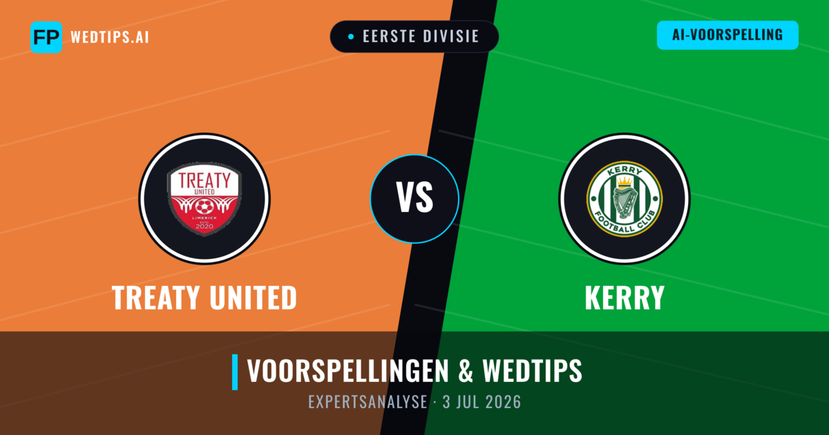 Treaty United vs Kerry — voorspelling en vooruitblik wedstrijd