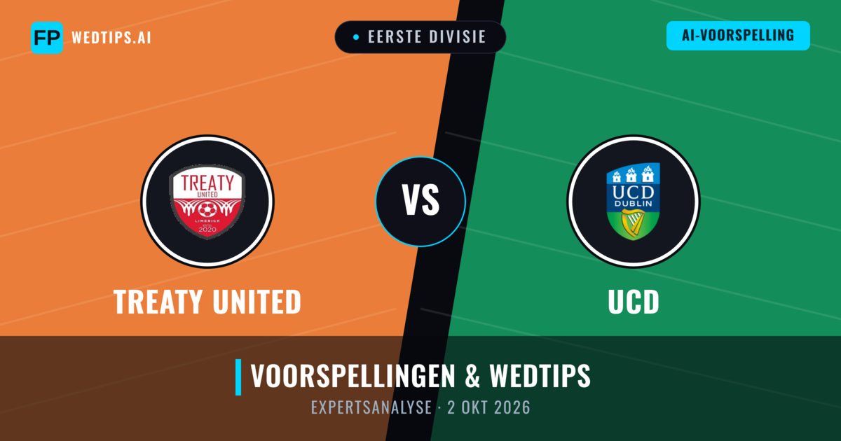 Treaty United vs UCD — voorspelling en vooruitblik wedstrijd