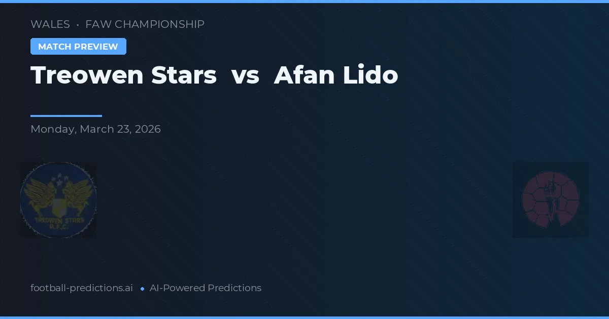 Treowen Stars vs Afan Lido — voorspelling en vooruitblik wedstrijd