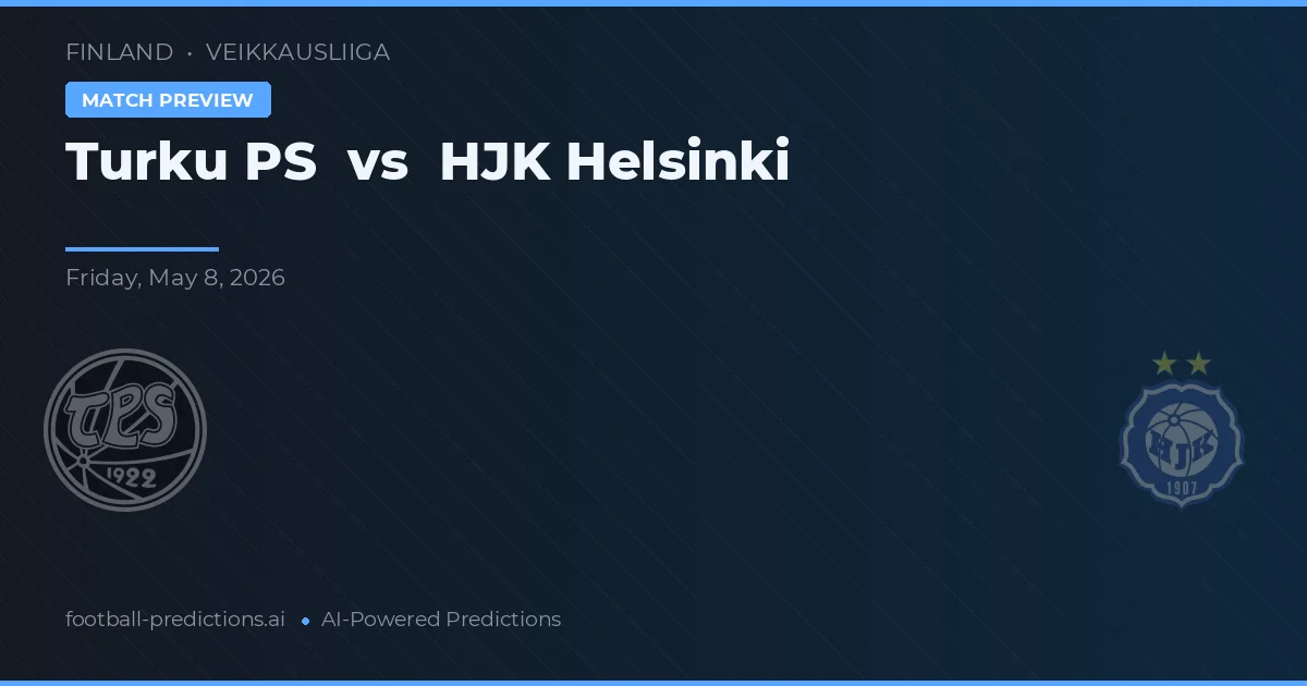 Turku PS vs HJK Helsinki — voorspelling en vooruitblik wedstrijd