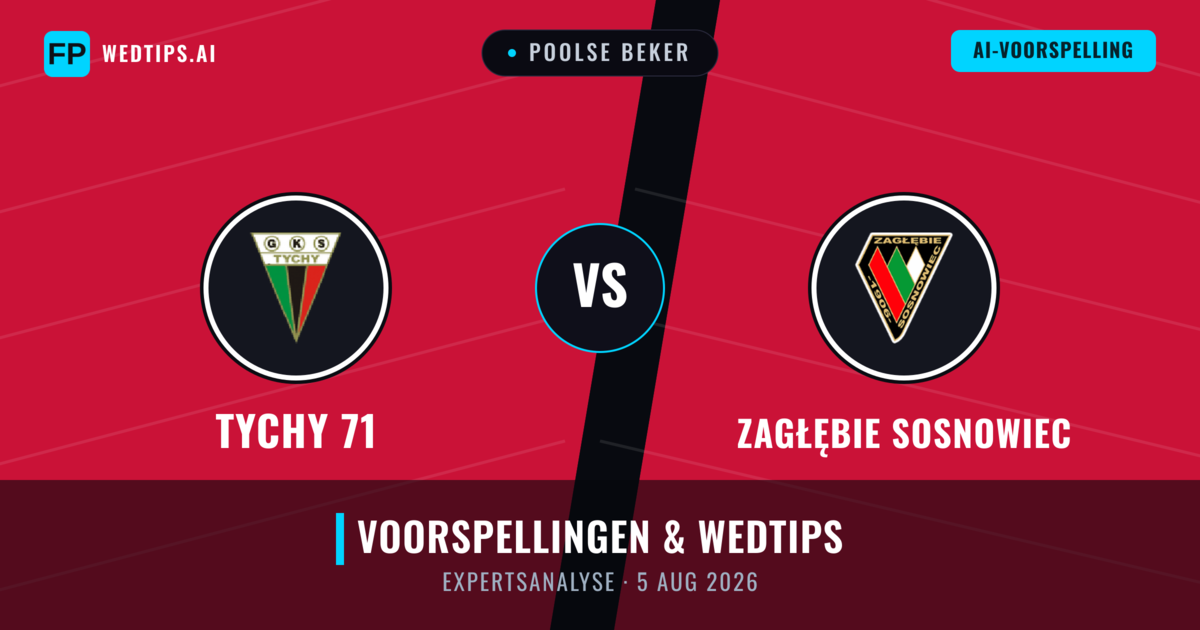 Tychy 71 vs Zagłębie Sosnowiec — voorspelling en vooruitblik wedstrijd