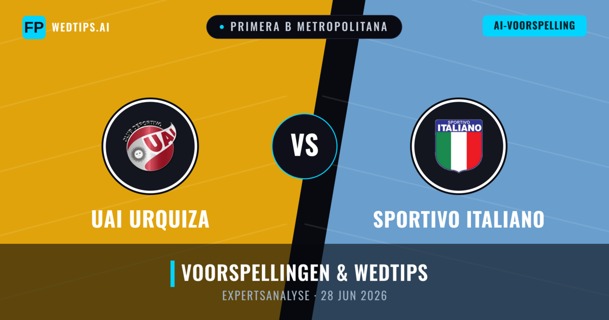UAI Urquiza vs Sportivo Italiano — voorspelling en vooruitblik wedstrijd