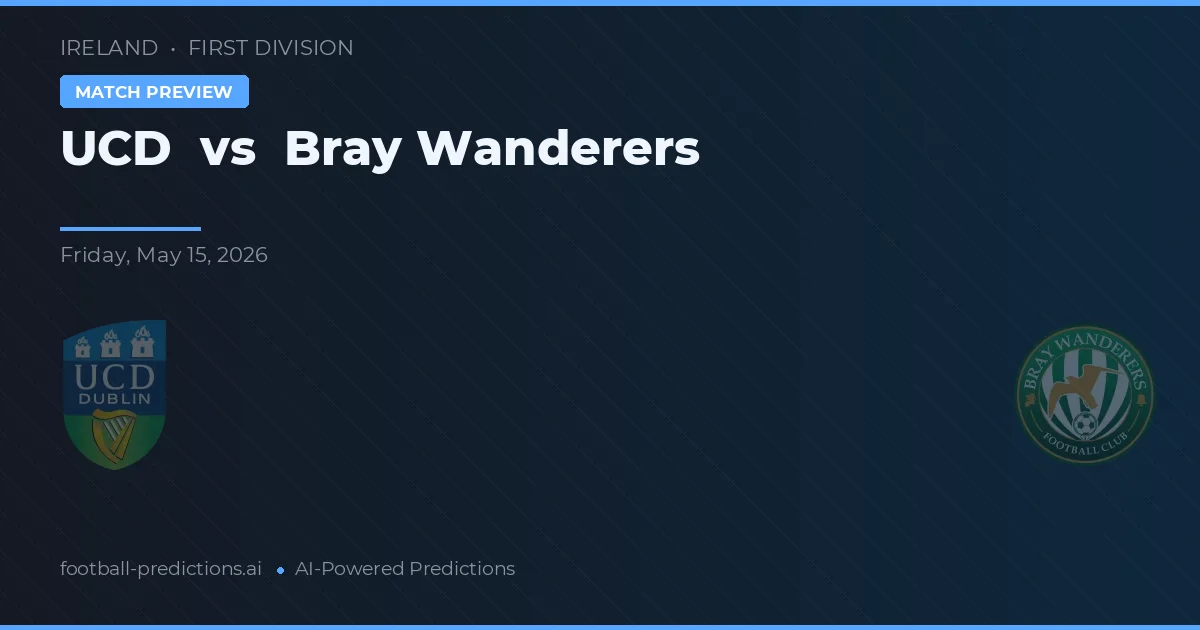 UCD vs Bray Wanderers — voorspelling en vooruitblik wedstrijd