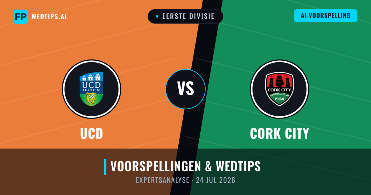 UCD vs Cork City — voorspelling en vooruitblik wedstrijd