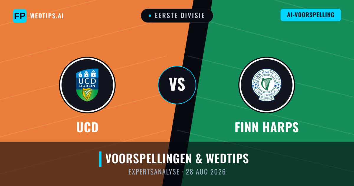 UCD vs Finn Harps — voorspelling en vooruitblik wedstrijd