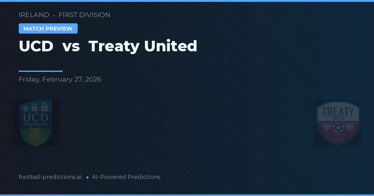 UCD vs Treaty United — voorspelling en vooruitblik wedstrijd