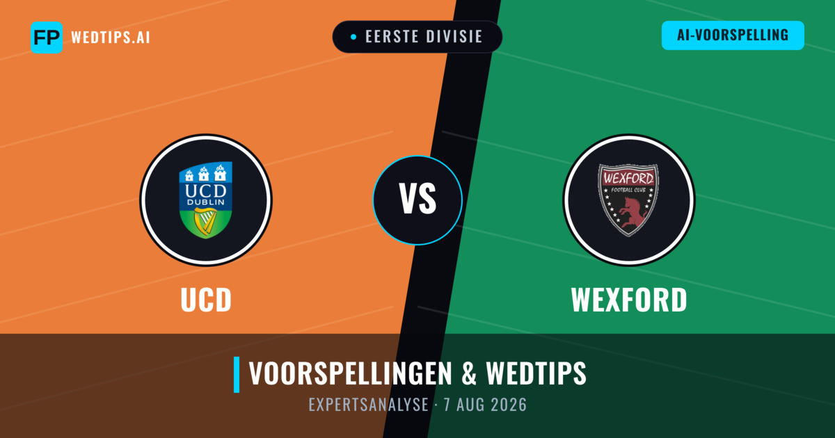 UCD vs Wexford — voorspelling en vooruitblik wedstrijd