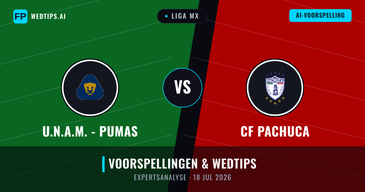 U.N.A.M. - Pumas vs CF Pachuca — voorspelling en vooruitblik wedstrijd
