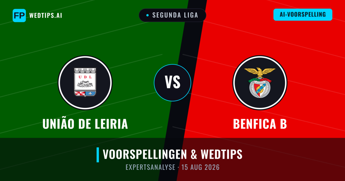 União de Leiria vs Benfica B — voorspelling en vooruitblik wedstrijd