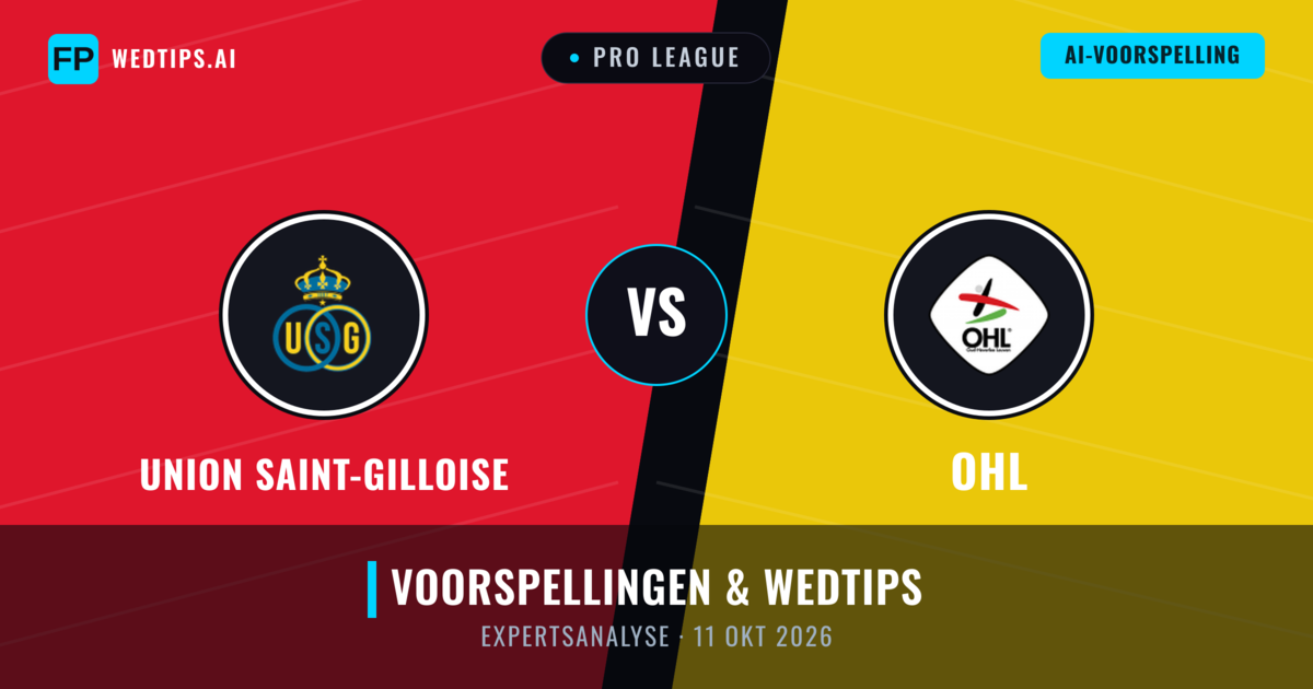 Union Saint-Gilloise vs OHL — voorspelling en vooruitblik wedstrijd