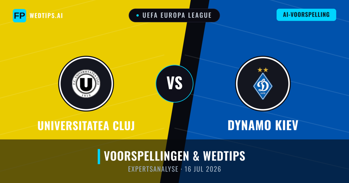 Universitatea Cluj vs Dynamo Kiev — voorspelling en vooruitblik wedstrijd