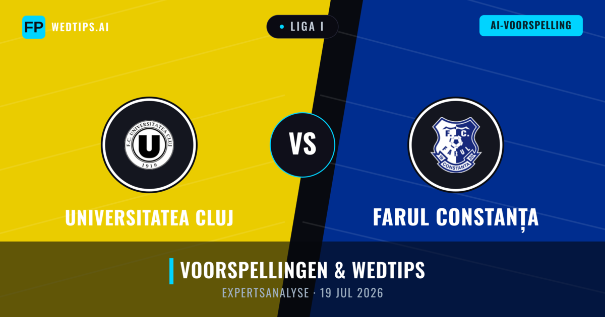 Universitatea Cluj vs Farul Constanța — voorspelling en vooruitblik wedstrijd