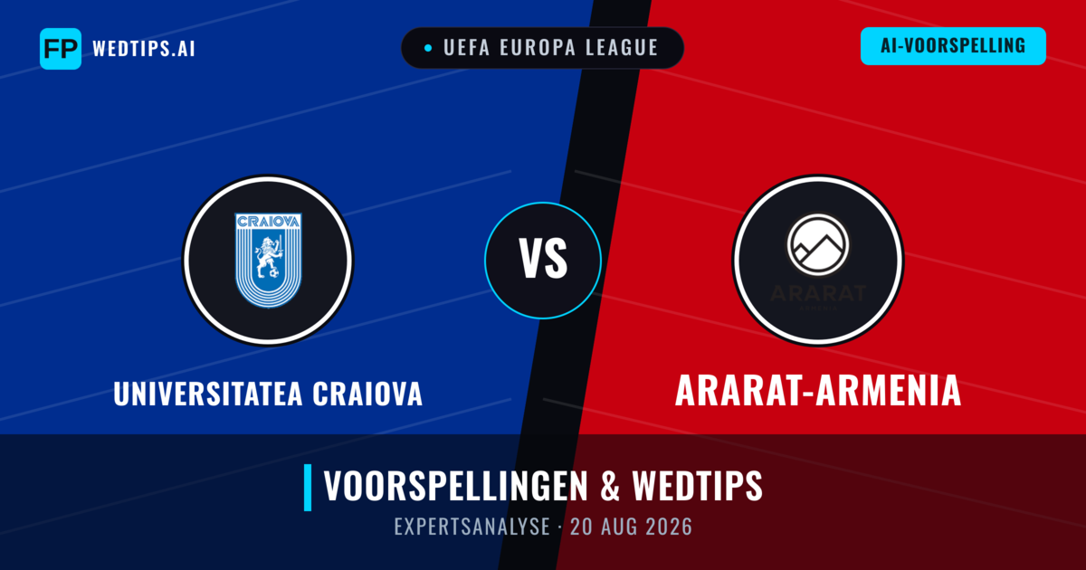Universitatea Craiova vs Ararat-Armenia — voorspelling en vooruitblik wedstrijd
