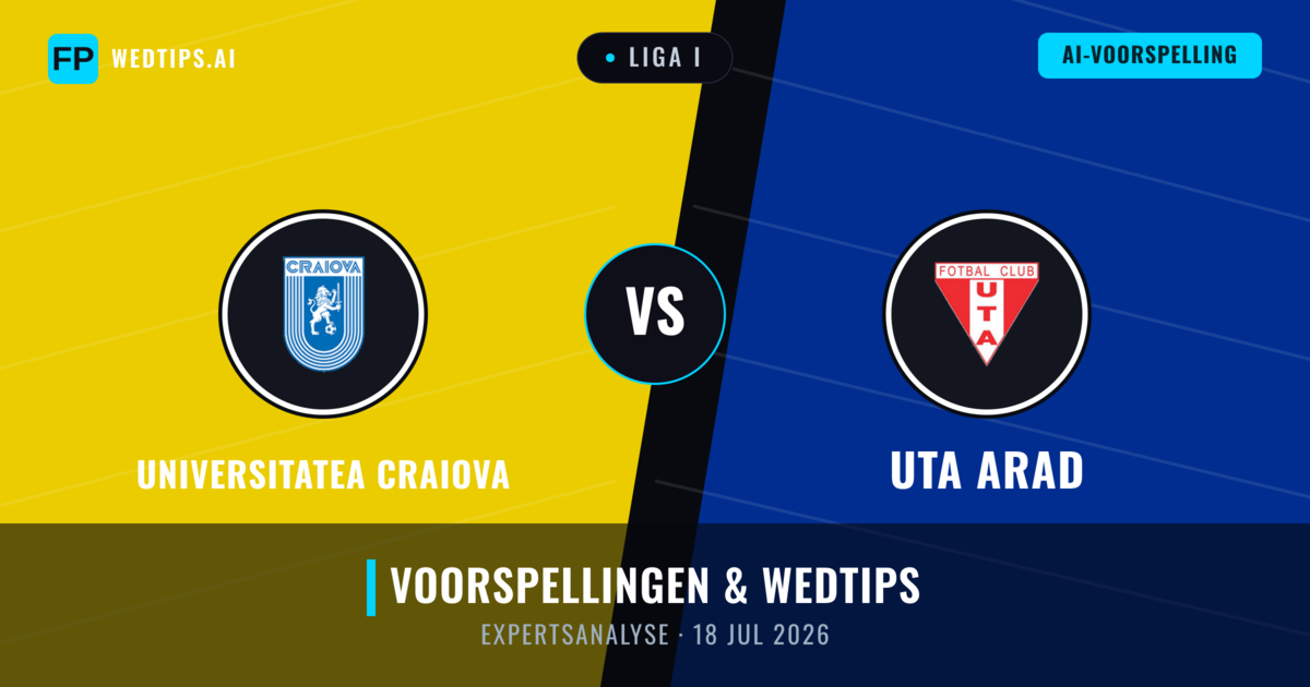 Universitatea Craiova vs Uta Arad — voorspelling en vooruitblik wedstrijd