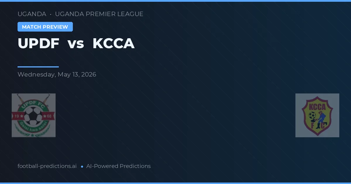 UPDF vs KCCA — voorspelling en vooruitblik wedstrijd