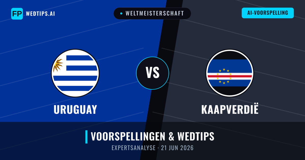 Uruguay vs Kaapverdië — voorspelling en vooruitblik wedstrijd