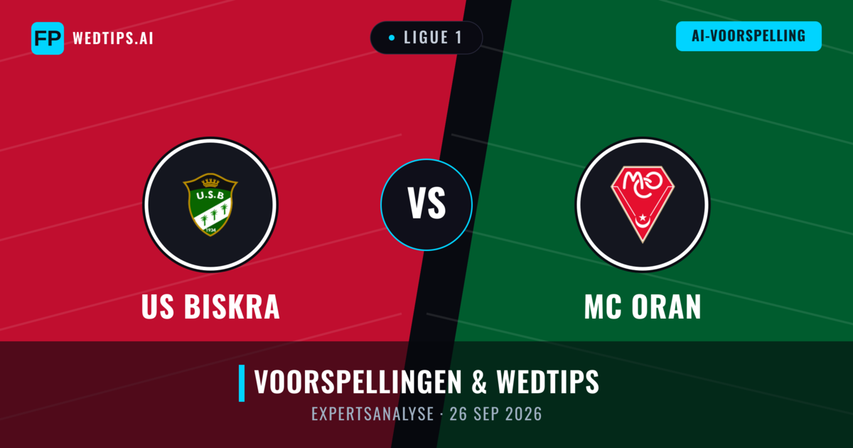 US Biskra vs MC Oran — voorspelling en vooruitblik wedstrijd