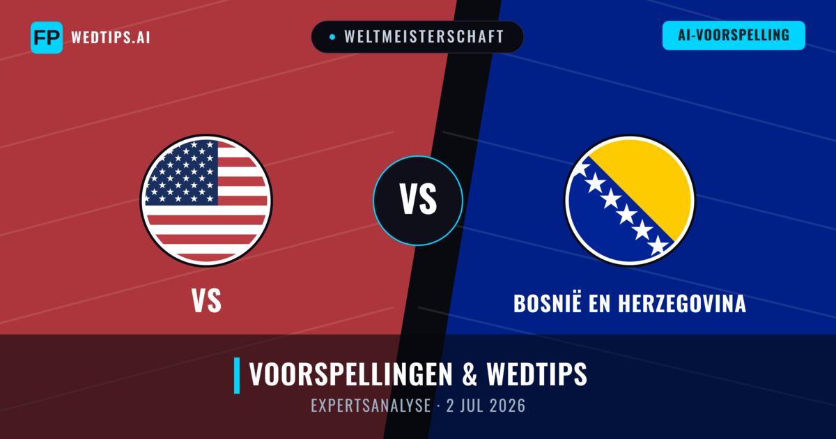 VS vs Bosnië en Herzegovina — voorspelling en vooruitblik wedstrijd