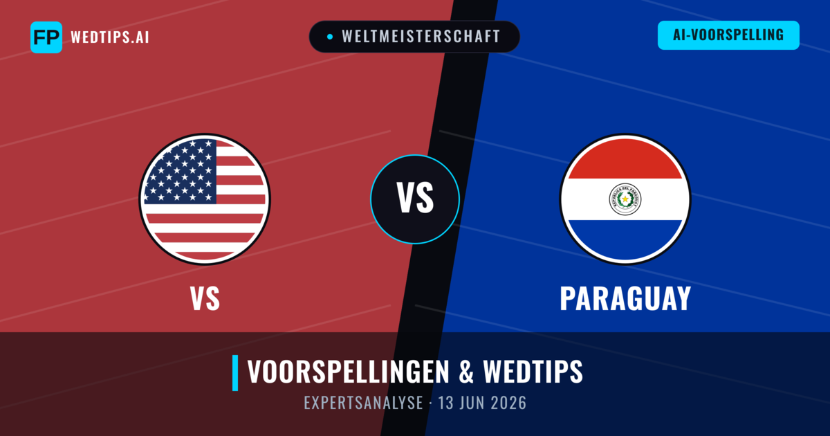 VS vs Paraguay — voorspelling en vooruitblik wedstrijd