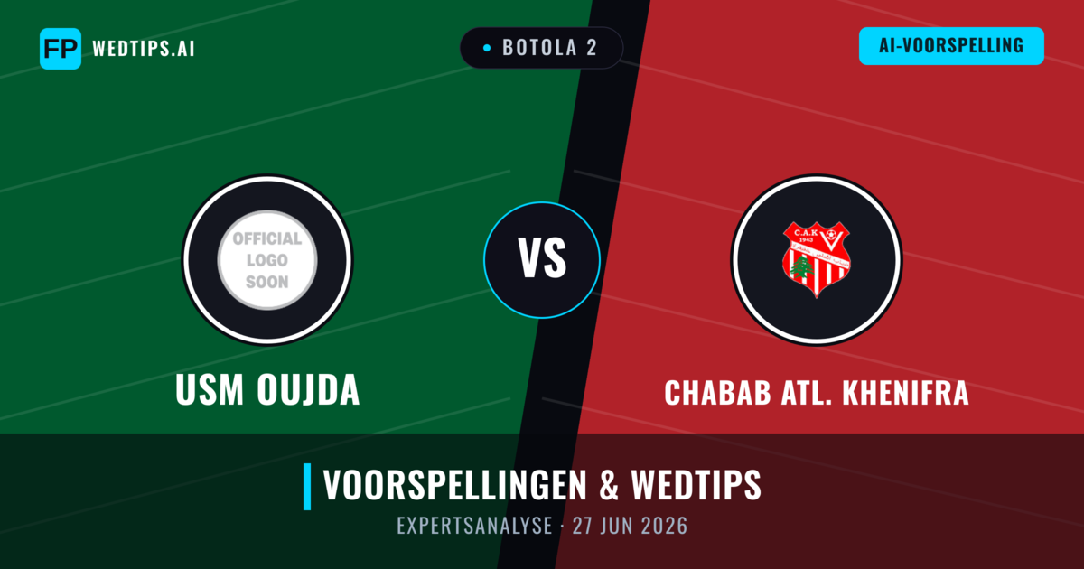 USM Oujda vs Chabab Atl. Khenifra — voorspelling en vooruitblik wedstrijd