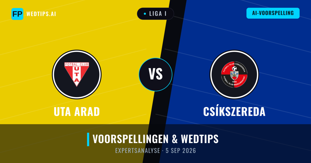 Uta Arad vs Csíkszereda — voorspelling en vooruitblik wedstrijd