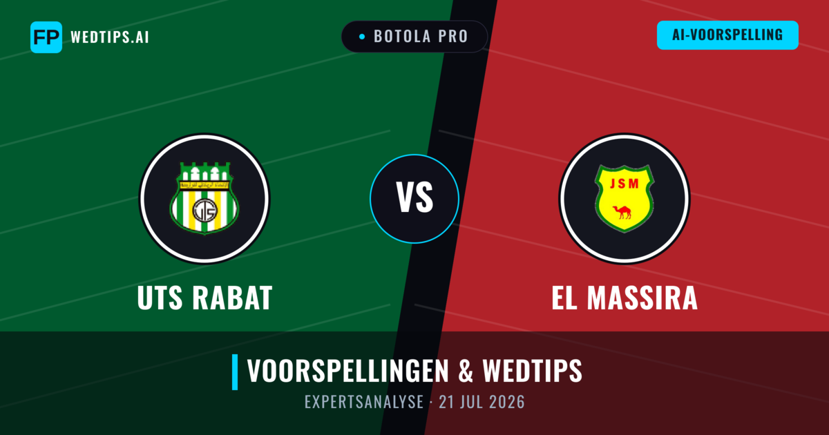 UTS Rabat vs El Massira — voorspelling en vooruitblik wedstrijd