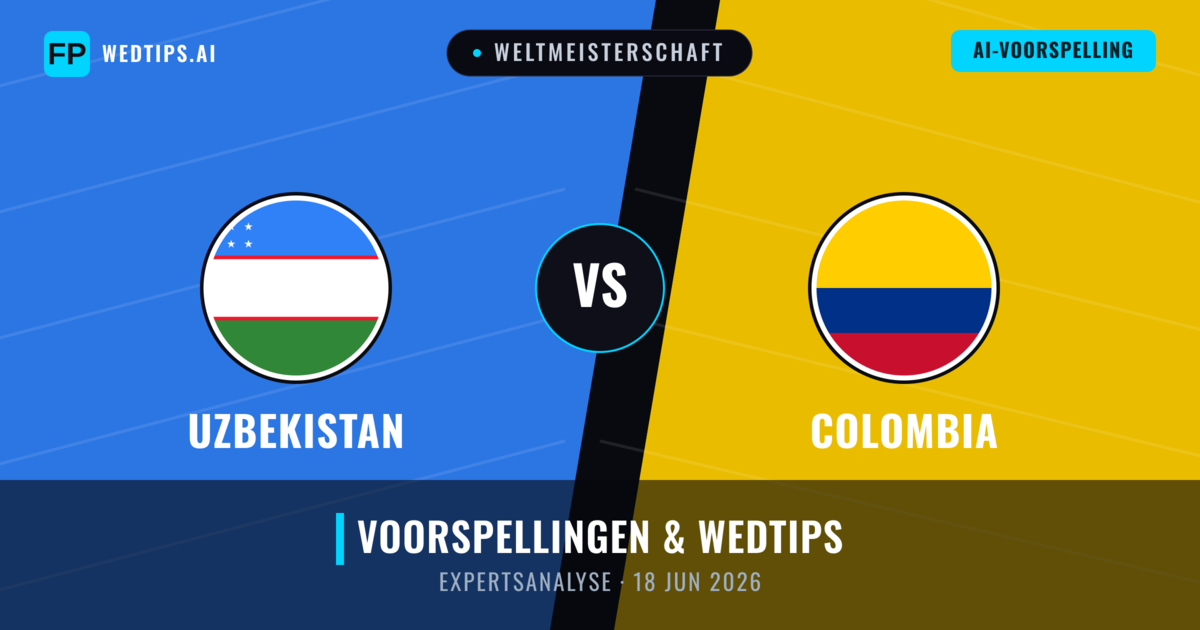 Uzbekistan vs Colombia — voorspelling en vooruitblik wedstrijd