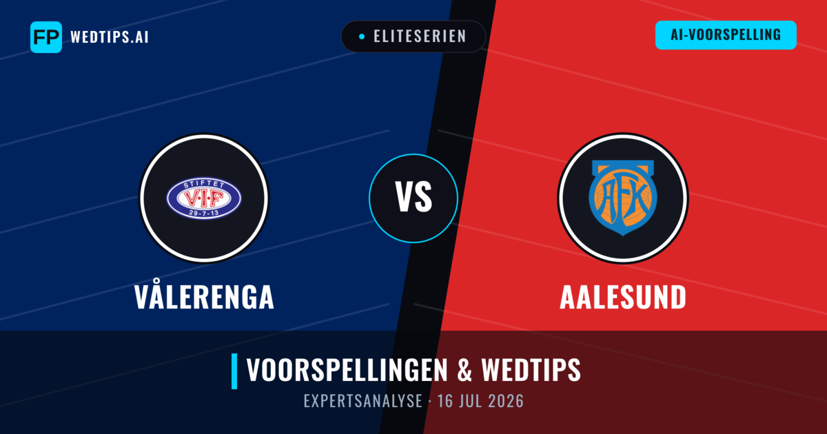 Vålerenga vs Aalesund — voorspelling en vooruitblik wedstrijd