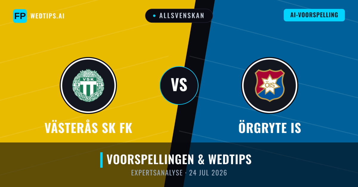 Västerås SK FK vs Örgryte IS — voorspelling en vooruitblik wedstrijd