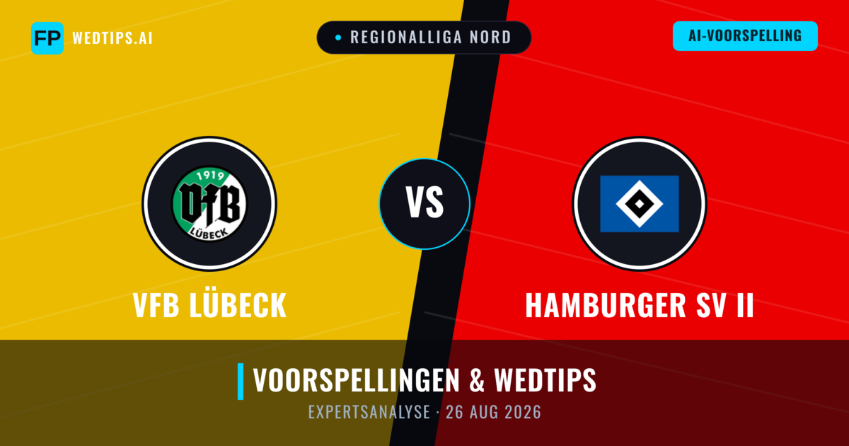 VfB Lübeck vs Hamburger SV II — voorspelling en vooruitblik wedstrijd