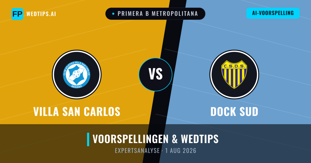 Villa San Carlos vs Dock Sud — voorspelling en vooruitblik wedstrijd