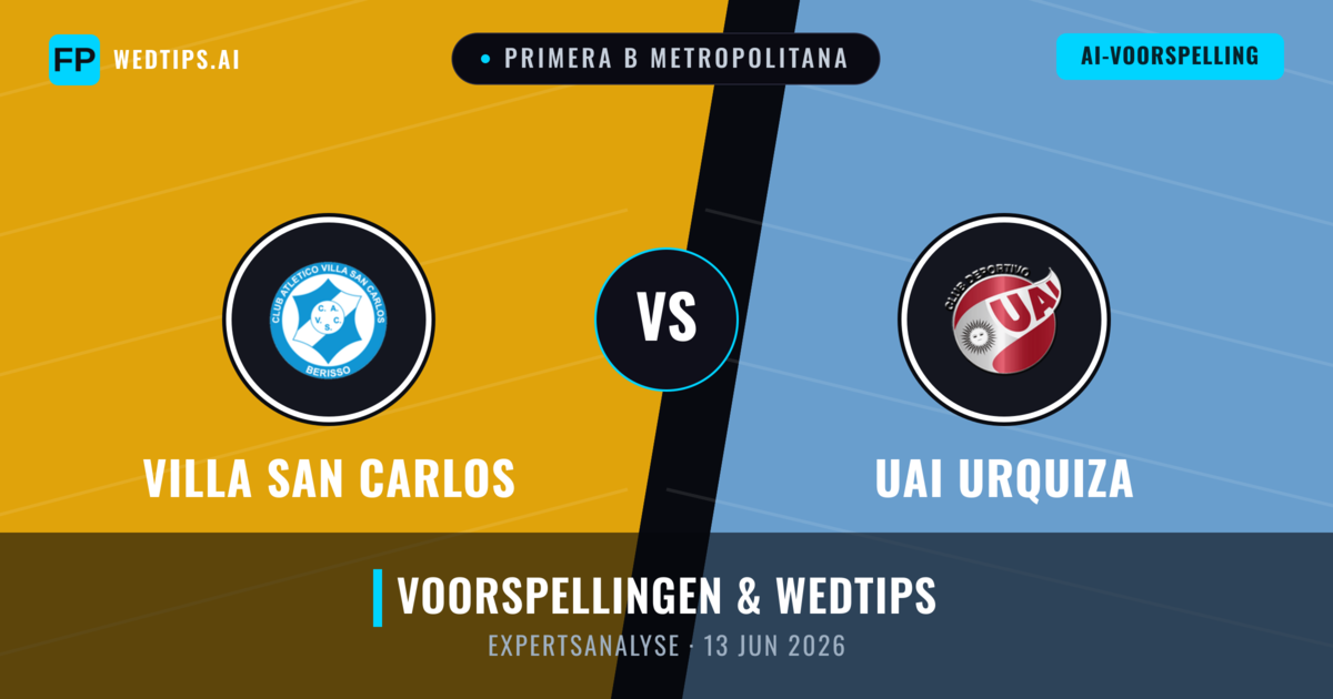Villa San Carlos vs UAI Urquiza — voorspelling en vooruitblik wedstrijd
