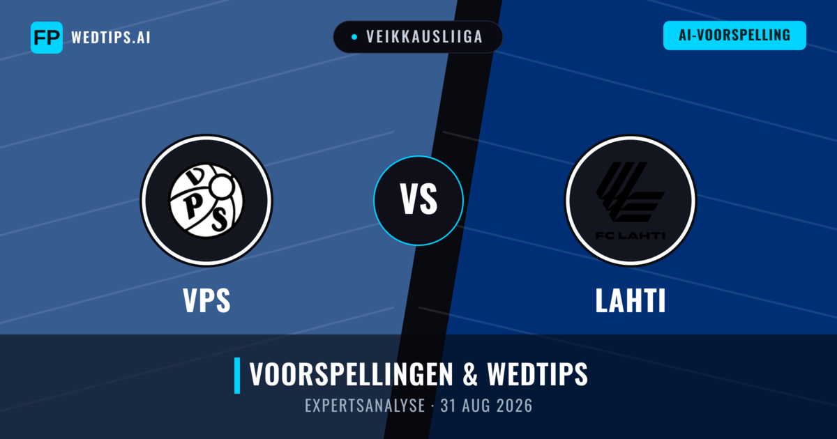 VPS vs Lahti — voorspelling en vooruitblik wedstrijd
