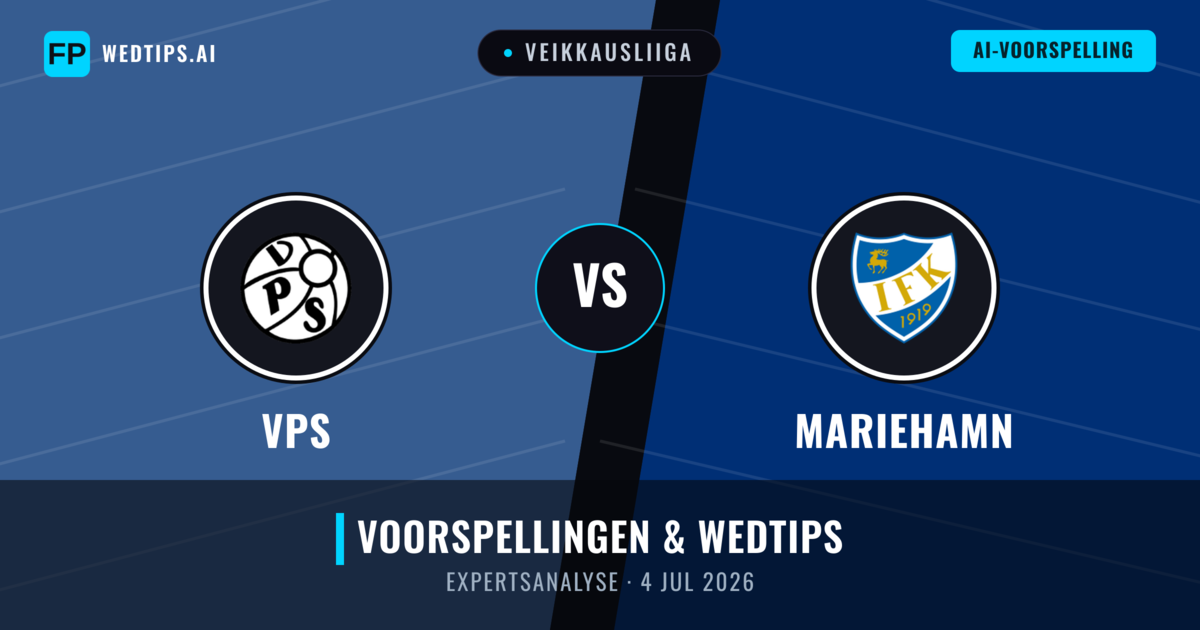 VPS vs Mariehamn — voorspelling en vooruitblik wedstrijd