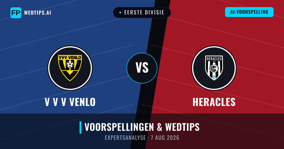V V V Venlo vs Heracles — voorspelling en vooruitblik wedstrijd