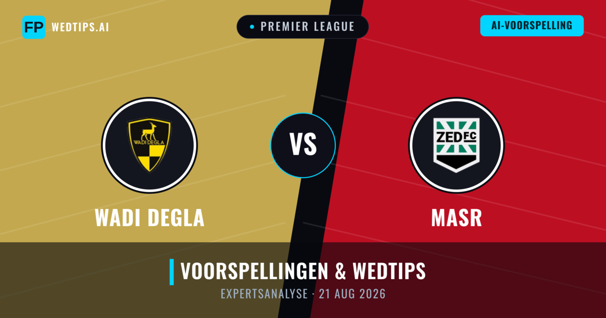 Wadi Degla vs Masr — voorspelling en vooruitblik wedstrijd